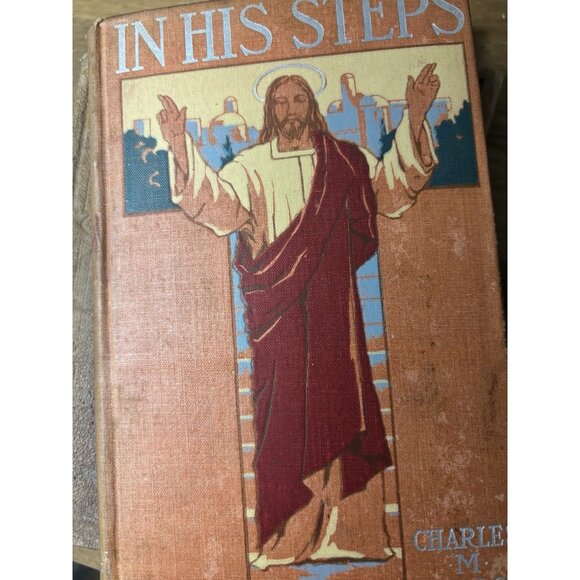 Lot of (13) Old Rare Books Red Brown Hard Cover Worn Aged Antique Wedding Decor - Picture 8 of 16